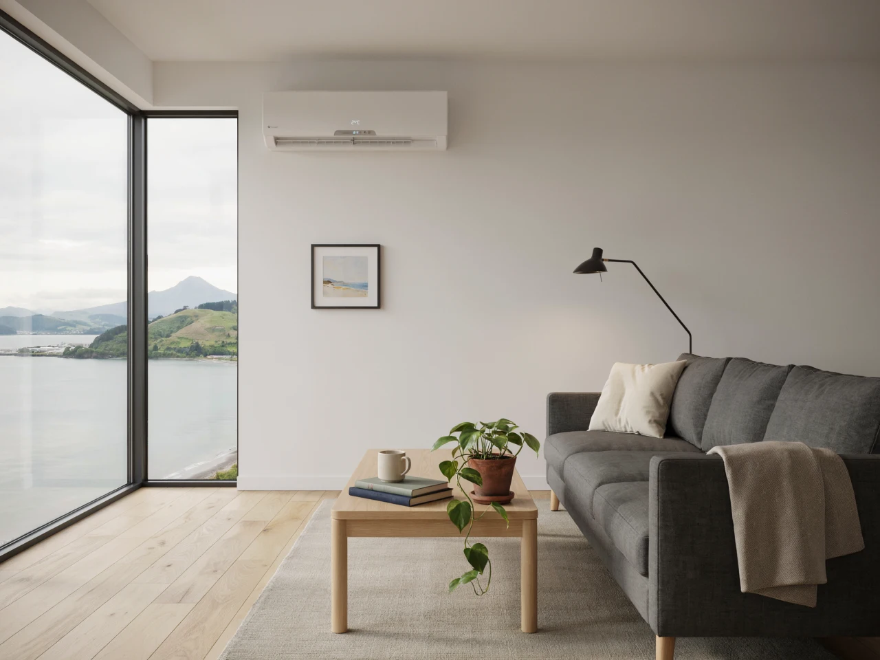 Air conditioning installation in a New Plymouth home